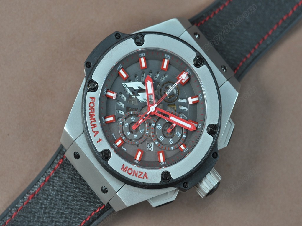 御博 【男性用】 Big Bang King Power F1 SS/LE Black dial A-7750 自動機芯搭載.振頻每小時 28,800 次2