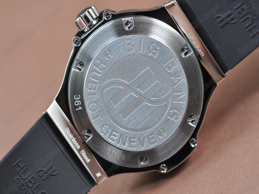 御博 【男性用】 Big Bang 38mm SS/Ru Black Swiss 石英機芯搭載5