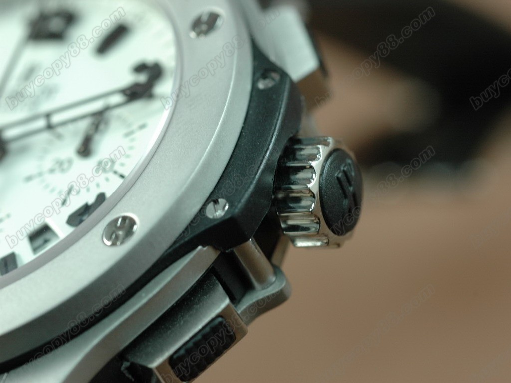 御博 【男性用】Big Bang Platinum Mat RU White Asian 7750 自動機芯搭載2