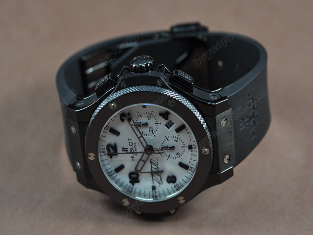 御博 【男性用】 Big Bang Ceramic/RU/PVD/44mm Asian 7750 自動機芯搭載1