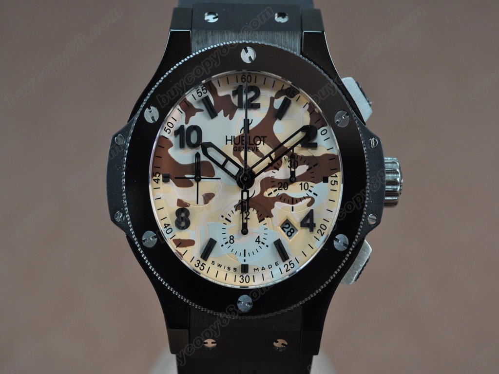 御博 【男性用】 Big Bang Ceramic/RU/PVD/ Asian 7750 自動機芯搭載0