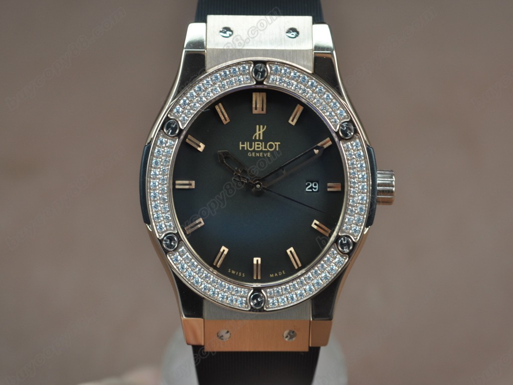 御博 【男性用】 Big Bang 45mm RG/Diam/RU Black dial Asia Eta 2824-2 自動機芯搭載0