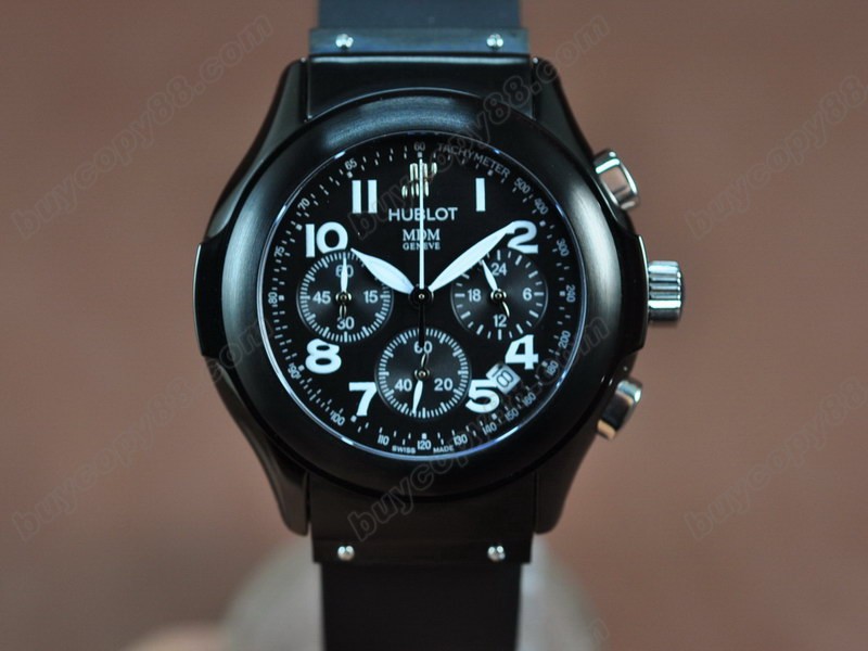 御博 【男性用】MDM Chronograph PVD/RU BlackJapanese 0S20石英機芯搭載　1