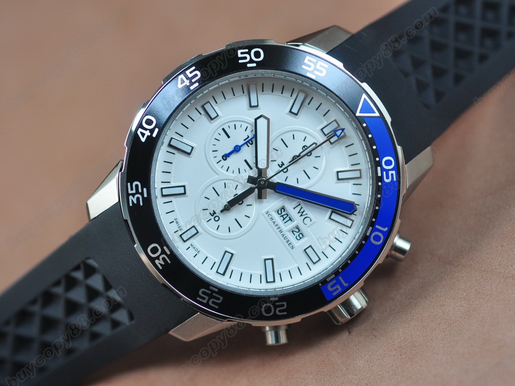 IWC【男性用】 Aquatimer SS/White Japan OS 20石英機芯搭載6