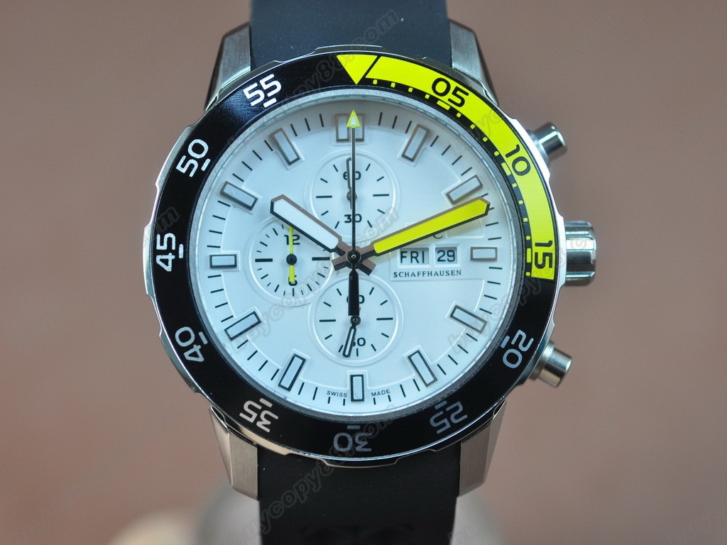 IWC【男性用】Aquatimer SS/White Japan OS 20石英機芯搭載1