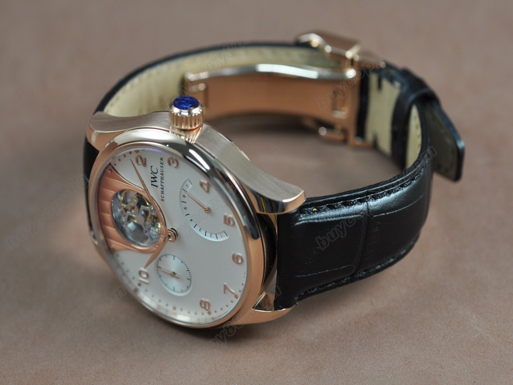 IWC【男性用】Portugese Mystere Tourbillon SS/LE Tourbillon 手上鏈搭載8