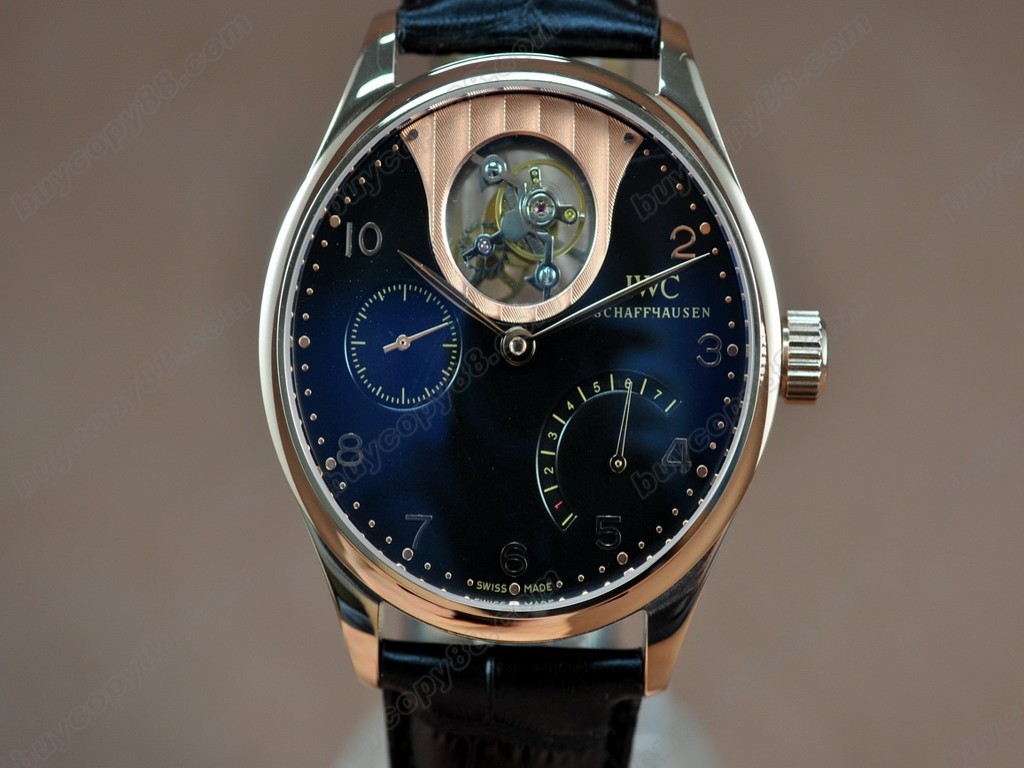 IWC【男性用】 Portugese Mystere Tourbillon SS/LE Tourbillon 手上鏈搭載5