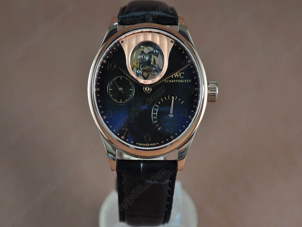 IWC【男性用】 Portugese Mystere Tourbillon SS/LE Tourbillon 手上鏈搭載4