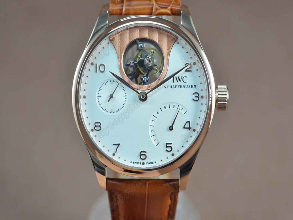 IWC【男性用】Portugese Mystere Tourbillon SS/LE Tourbillon 手上鏈搭載7