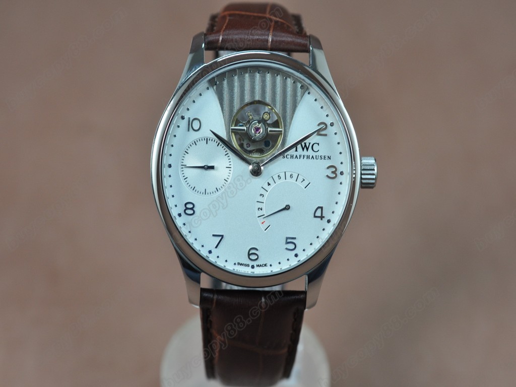 IWC【男性用】 Portuguese Power Reserve SS/LE White Asian 自動機芯搭載6