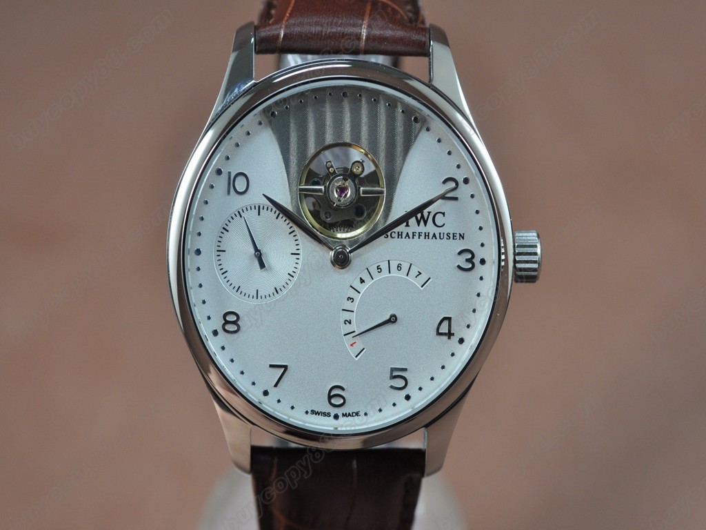 IWC【男性用】 Portuguese Power Reserve SS/LE White Asian 自動機芯搭載5