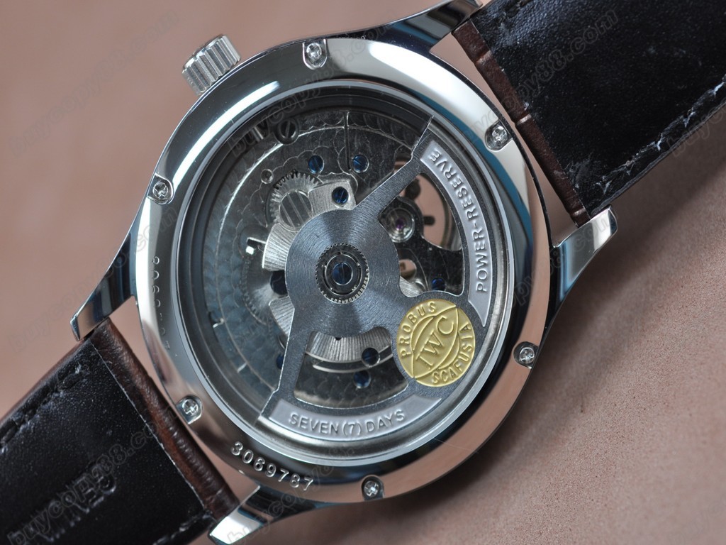 IWC【男性用】 Portuguese Power Reserve SS/LE White Asian 自動機芯搭載3