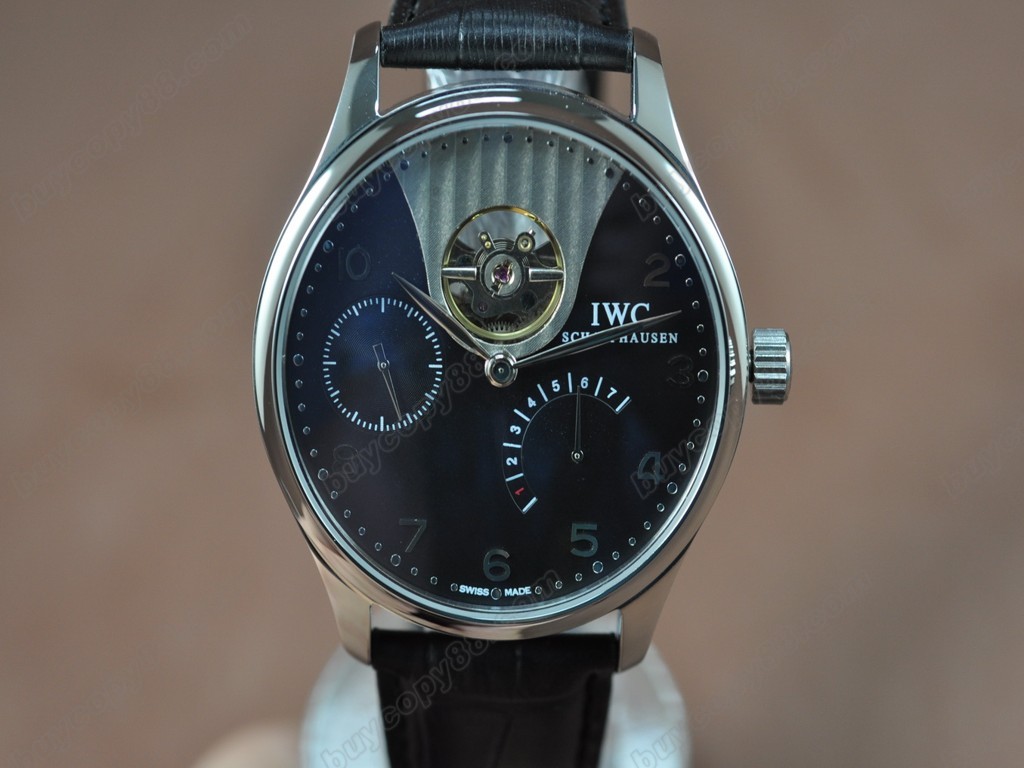 IWC【男性用】Portuguese Power Reserve SS/LE Black Asian 自動機芯搭載1