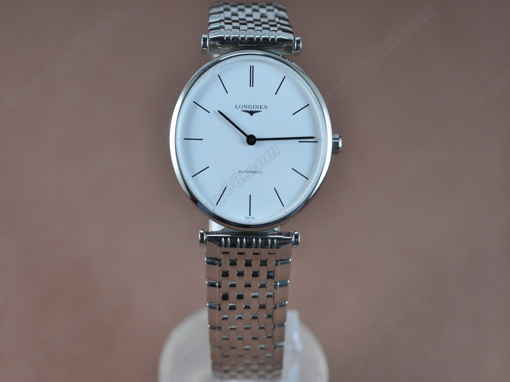 浪琴錶【男性用】 Man La Grande Classique SS White Swiss Eta 2671-2自動機芯搭載5