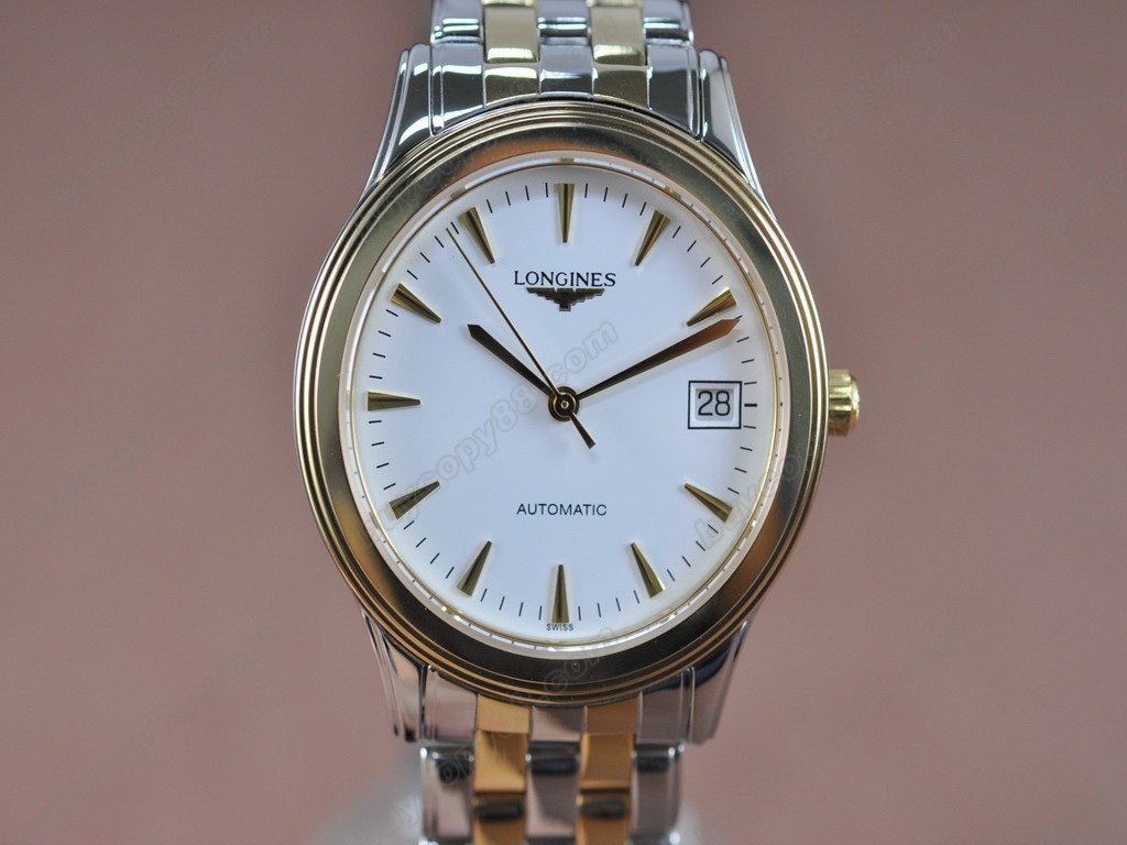 浪琴錶【男性用】 Man La Grande Classique TT White Swiss Eta 2824-2 自動機芯搭載5