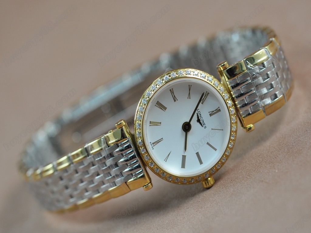 浪琴錶【女性用】Ladies La Grande Classique TT/Diam White Swiss石英機芯搭載4