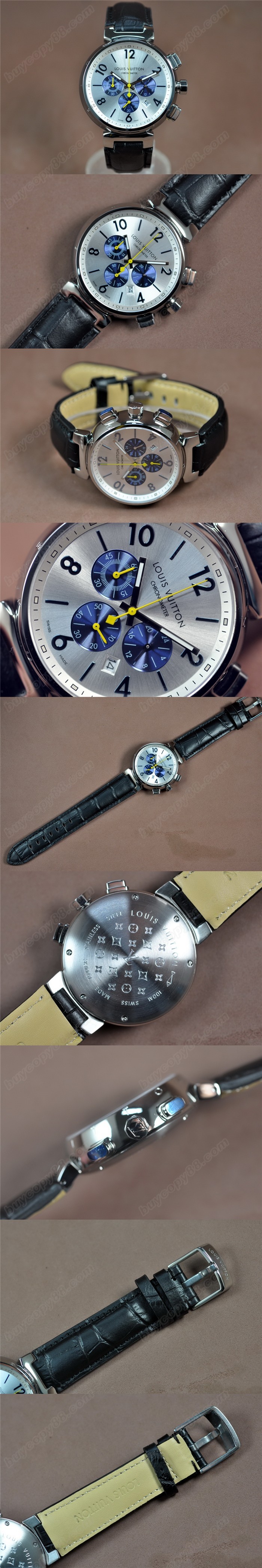 路易威登Louis Vuitton Tambour SS/LE 亞洲OS20 石英機芯　時間測定功能搭載0