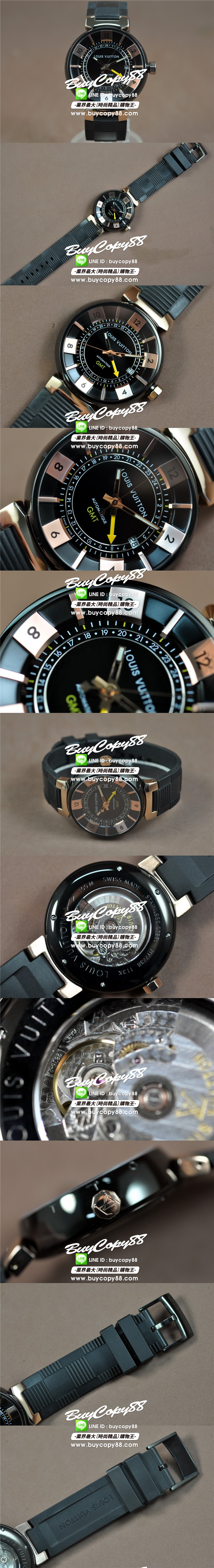 路易威登Louis Vuitton Tambour GMT (Upgrade) A-2836-2 Auto0