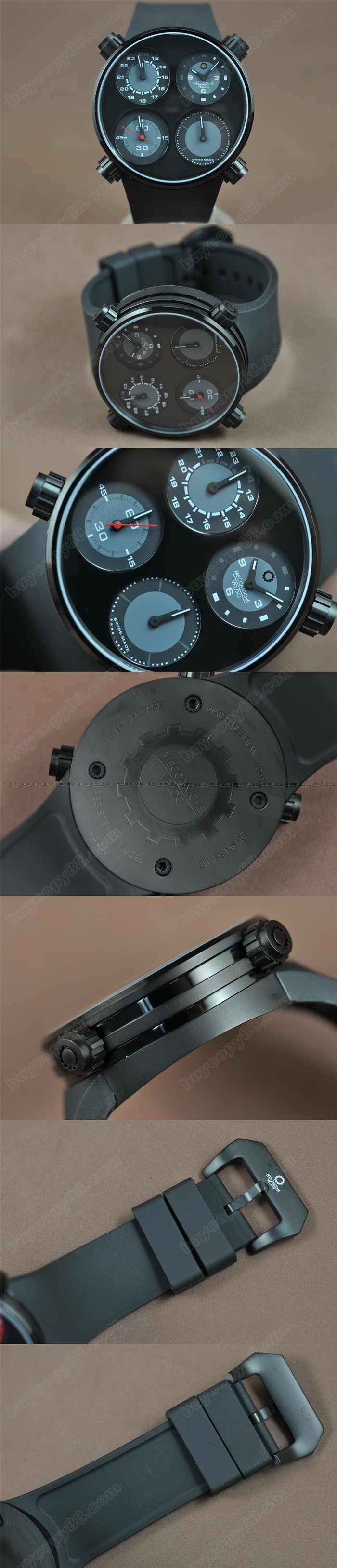 麥卡尼克費洛奇Meccaniche Veloci Watches 4 Time Zones0