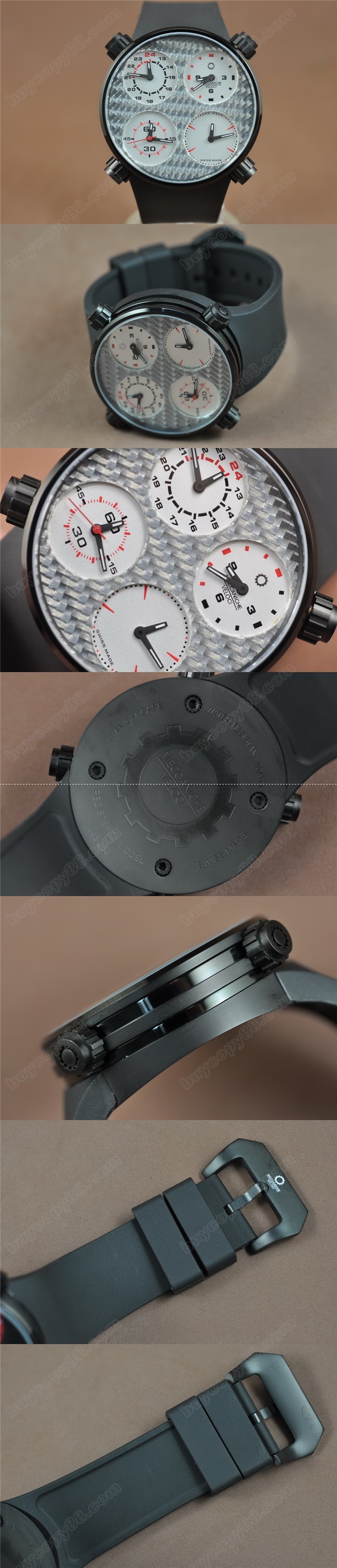 麥卡尼克費洛奇Meccaniche Veloci Watches 4 Time Zones0