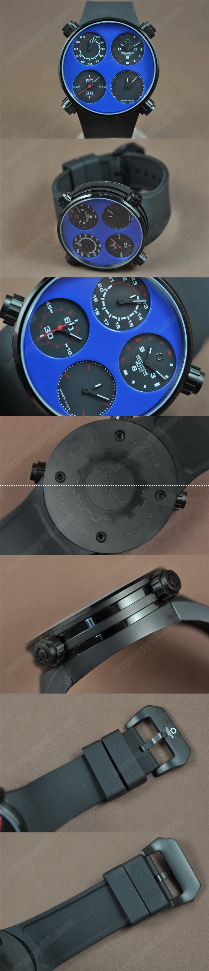 麥卡尼克費洛奇Meccaniche Veloci Watches 4 Time Zones0