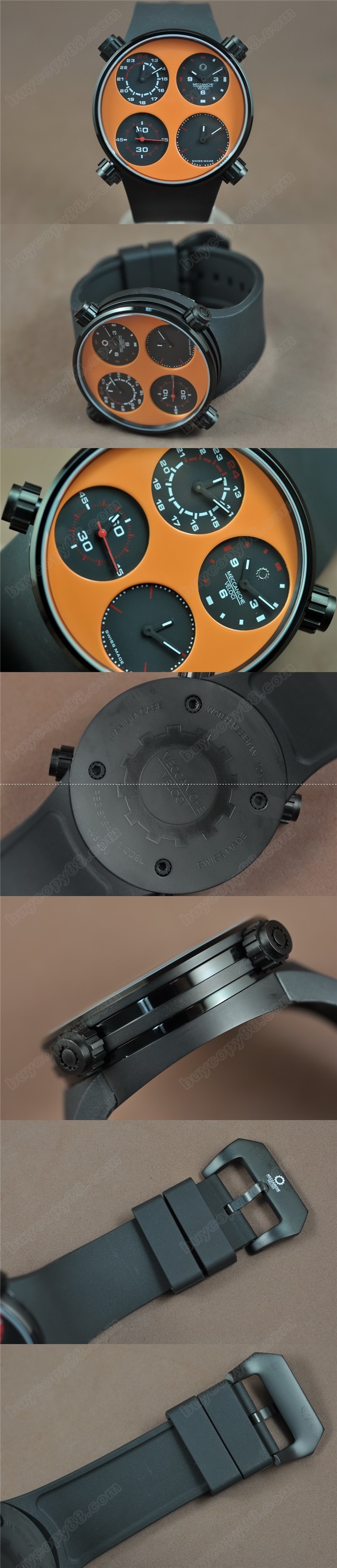 麥卡尼克費洛奇Meccaniche Veloci Watches 4 Time Zones0