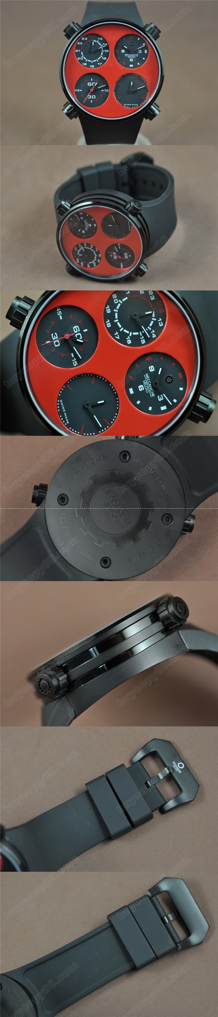 麥卡尼克費洛奇Meccaniche Veloci Watches 4 Time Zones0