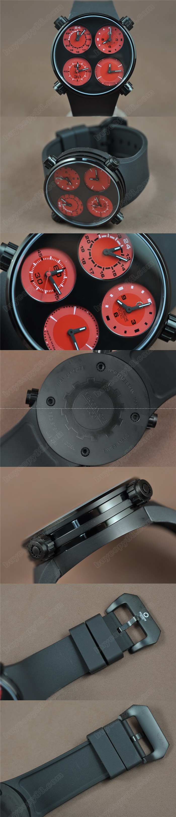 麥卡尼克費洛奇Meccaniche Veloci Watches 4 Time Zones0