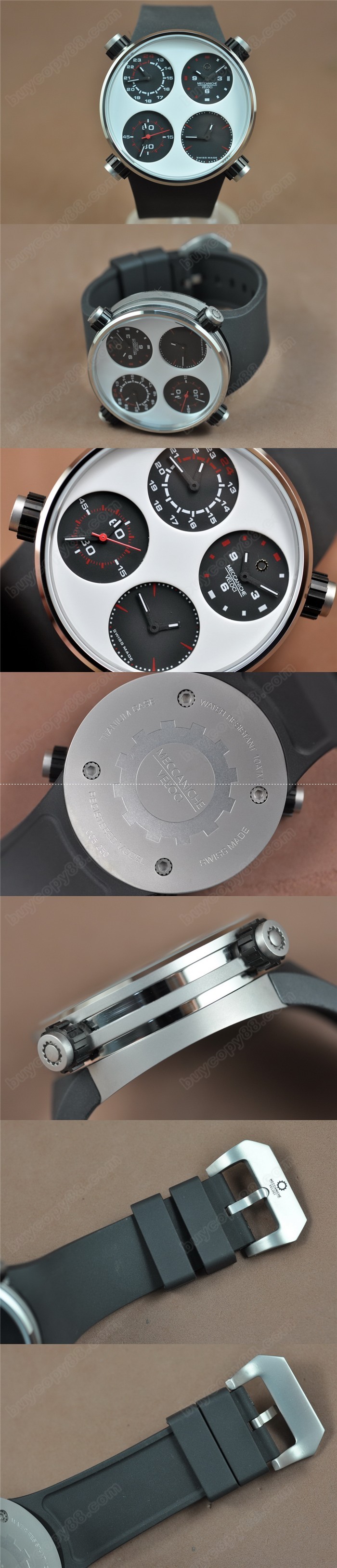 麥卡尼克費洛奇Meccaniche Veloci Watches 4 Time Zones0