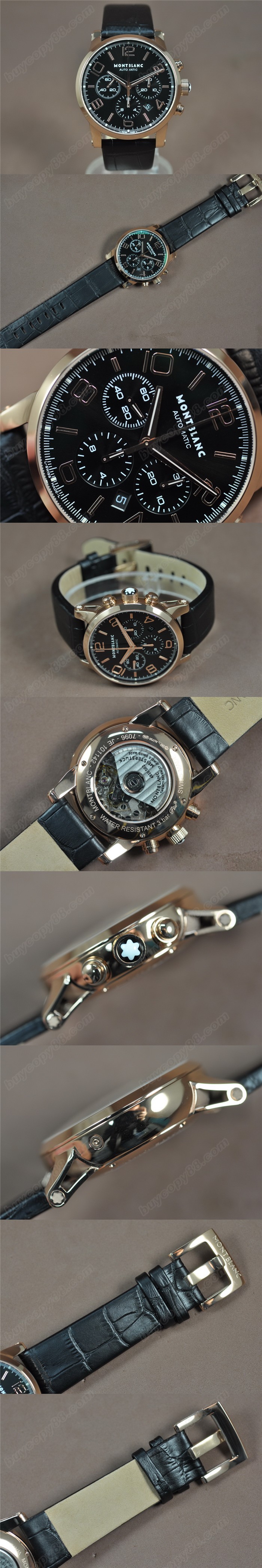 萬寶龍 Mont Blanc Timewalker Chrono 玫瑰金/LE A-7753 自動機芯搭載0