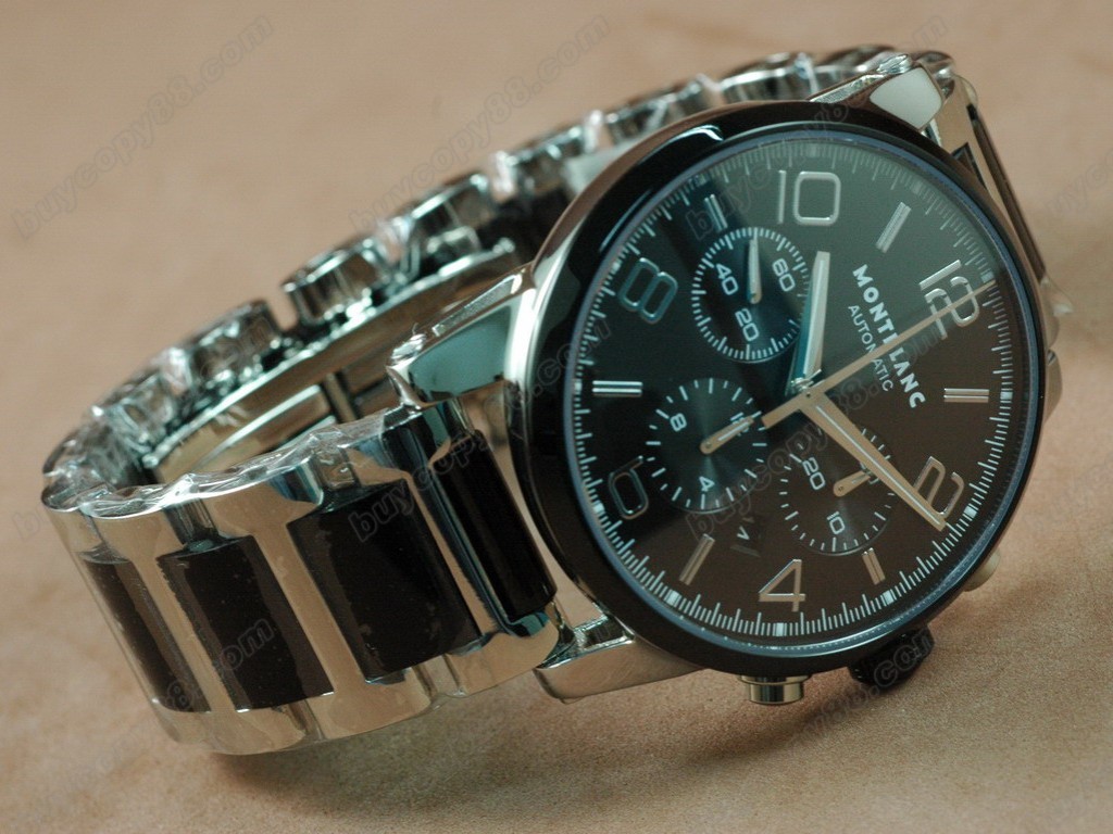 萬寶龍【男性用】 Timewalker Chrono PVD BlackAsia7750 自動機芯搭載． 振頻每小時 28,800 次3