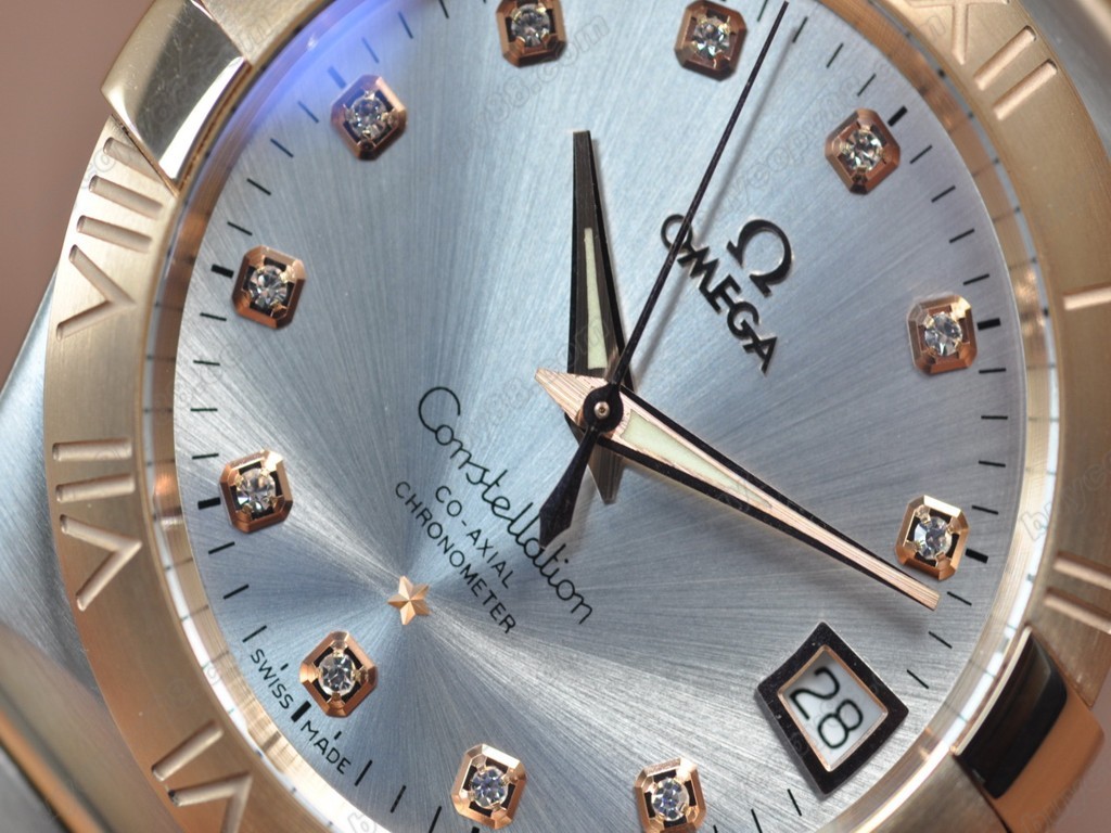 歐米茄 【男性用】Constellation 39mm 18K Wrapped TT Silver dial Swiss SW200-1 自動機芯搭載 3