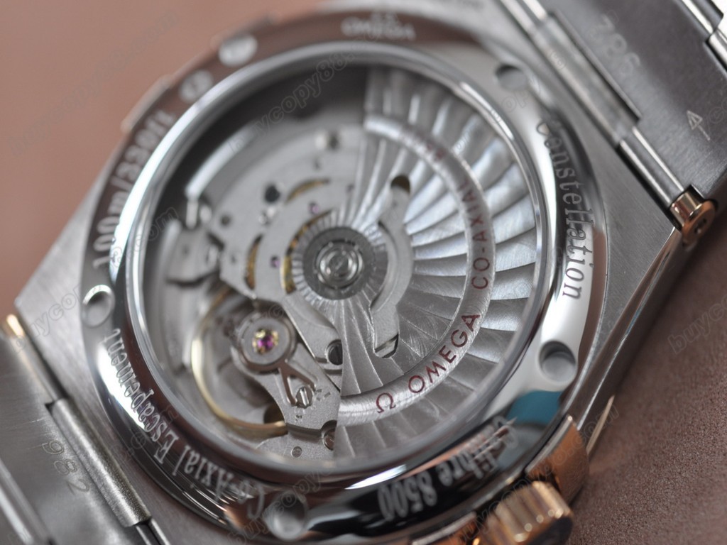 歐米茄 【男性用】Constellation 39mm 18K Wrapped TT Silver dial Swiss SW200-1 自動機芯搭載 0