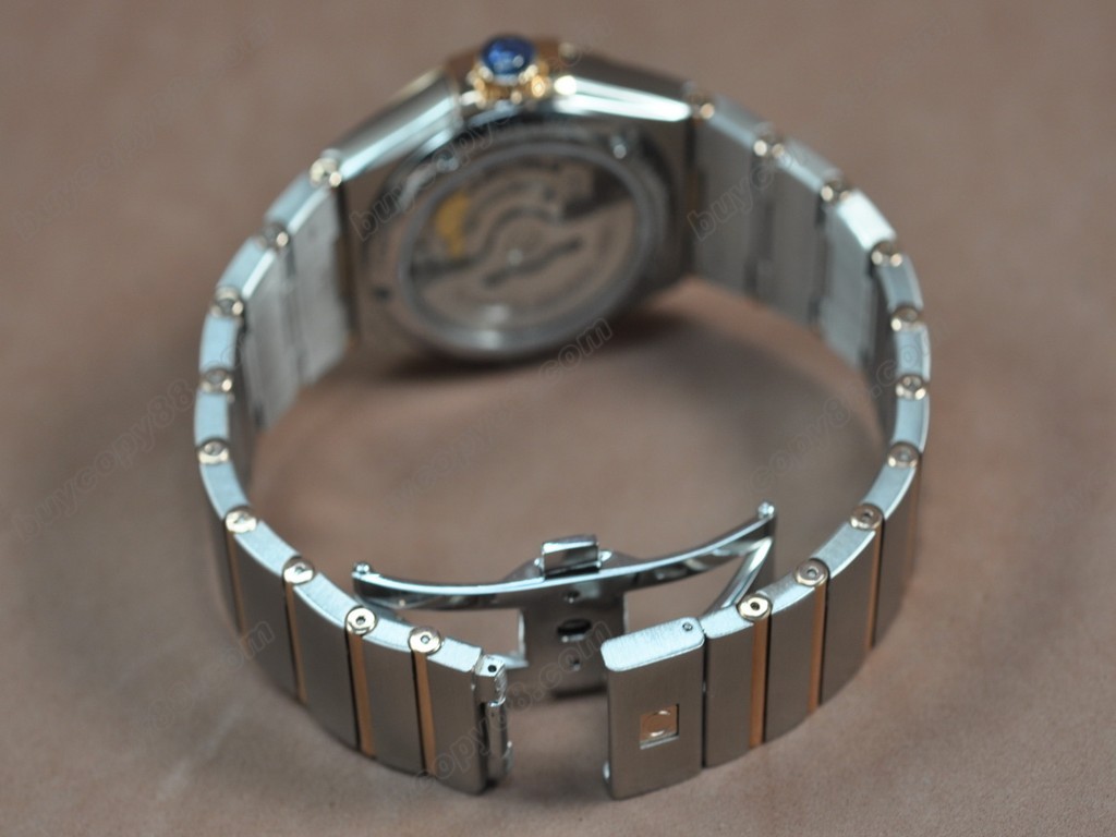 歐米茄 【男性用】Constellation 39mm 18K Wrapped TT Silver dial Swiss SW200-1 自動機芯搭載 1