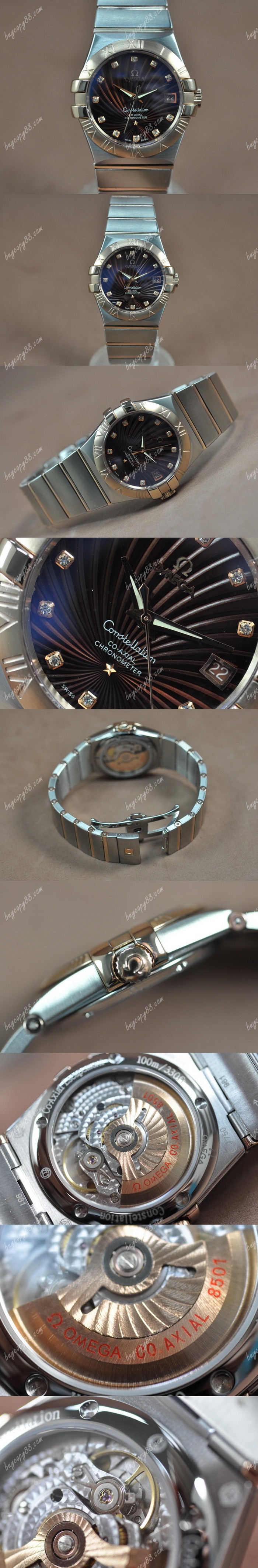 歐米茄Omega Constellation 40mm 18K Wrapped TT White Dial A-2824-2自動機芯搭載0