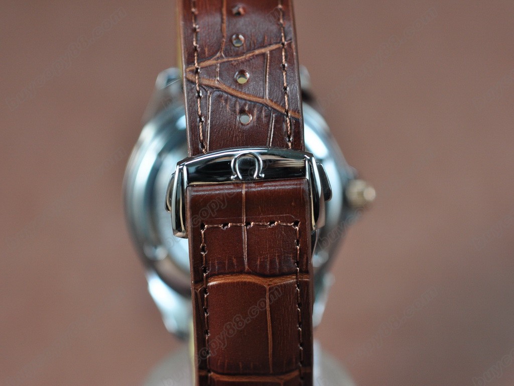 歐米茄 【男性用】 Deville Leather Strap Asia 21J 自動機芯搭載　4