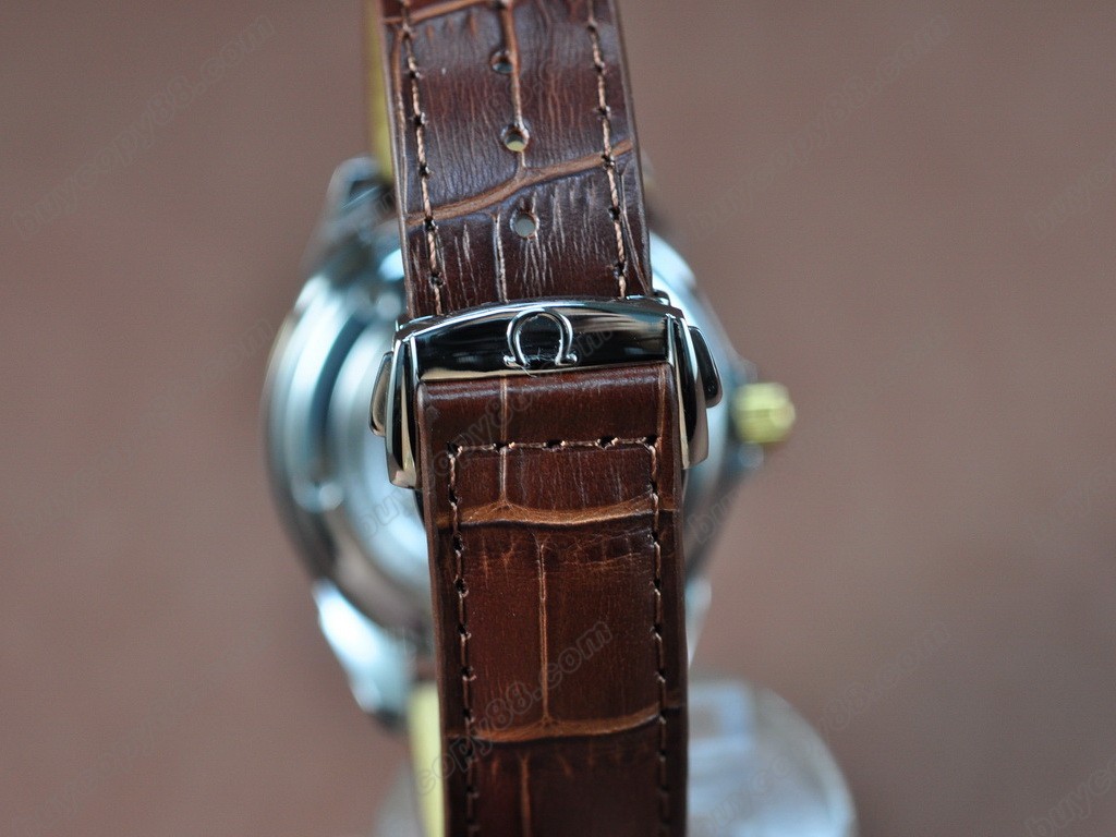 歐米茄 【男性用】 Deville Leather Strap Asia 21J 自動機芯搭載　3