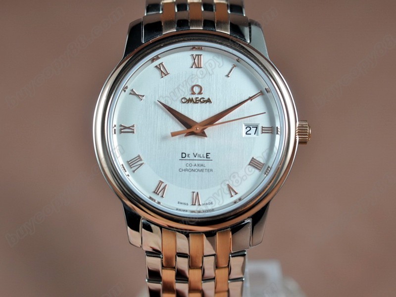 歐米茄 【男性用】TT White Dial Swiss Eta 2824-2自動機芯搭載7