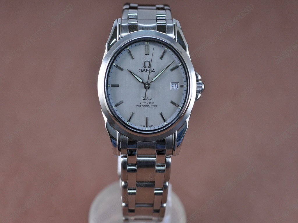 歐米茄 【男性用】Deville SS Grey Dial Swiss Eta 2824-2 自動機芯搭載6