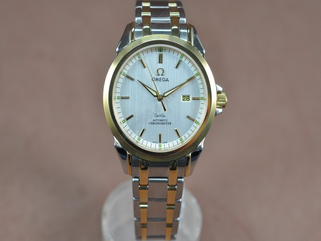 歐米茄 【男性用】 Deville TT White Dial Swiss Eta 2834-2自動機芯搭載6