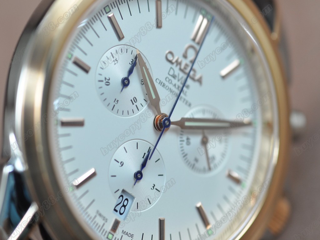 歐米茄 【男性用】Deville TT/LE White Dial Swiss 5030D 石英機芯搭載9