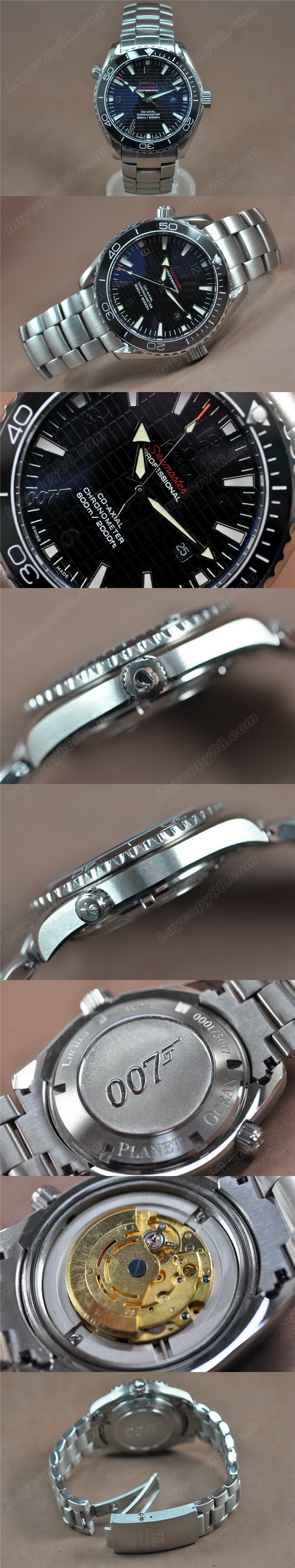 歐米茄Omega Seamaster 007 SS/SS 亞洲2813 自動機芯搭載0