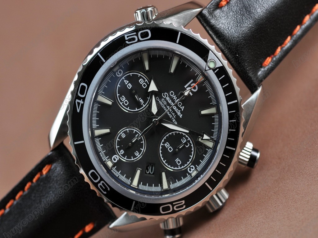 歐米茄 【男性用】Planet Ocean 45.5 Chrono SS/LE Blk/Bez/Wht 7750 自動機芯搭載11