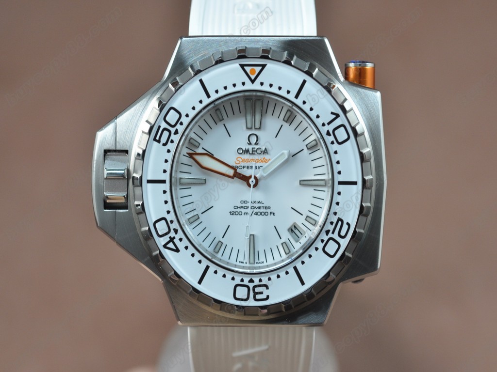 歐米茄 【男性用】SeaMaster 1200m SS/RU White Swiss Eta 2836-2 自動機芯搭載8