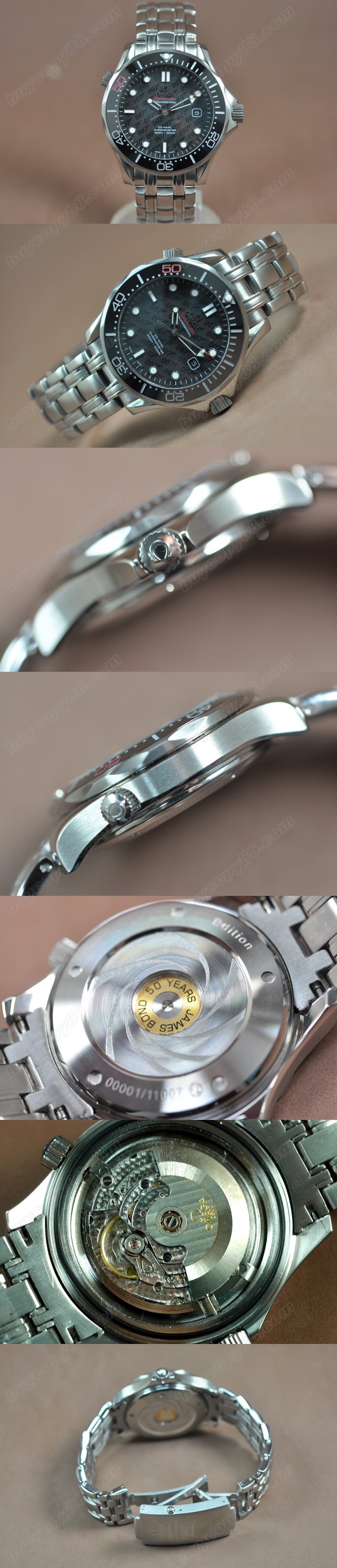 歐米茄Omega Seamaster 007 Edition Ceranic Bezel SS A-2836-2 自動機芯搭載0