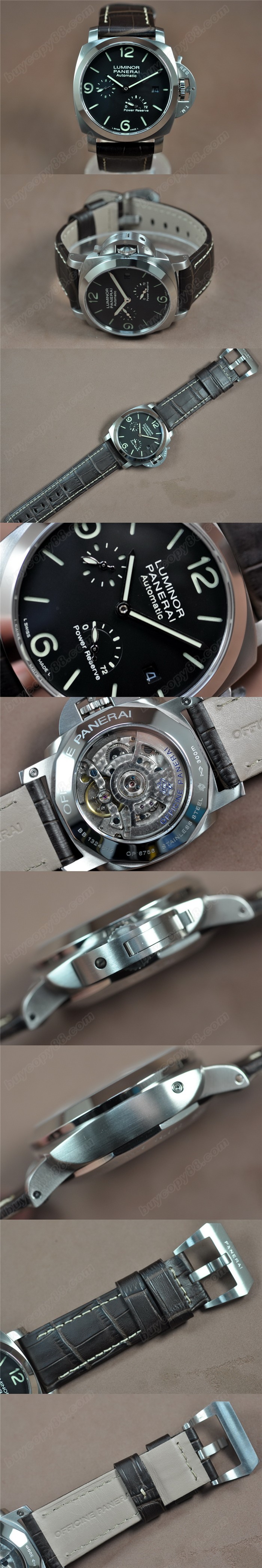 沛納海Panerai Luminor 44mm SS/LE Power Reserve 亞洲21J 自動機芯搭載0