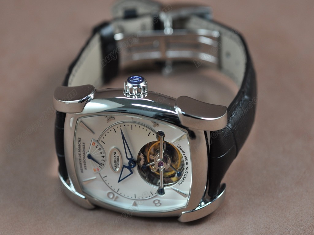 帕瑪強尼【男性用】  Kalpagraph Power Reserve SS/LE White Asian Flying Tourbillon 手上鏈搭載2