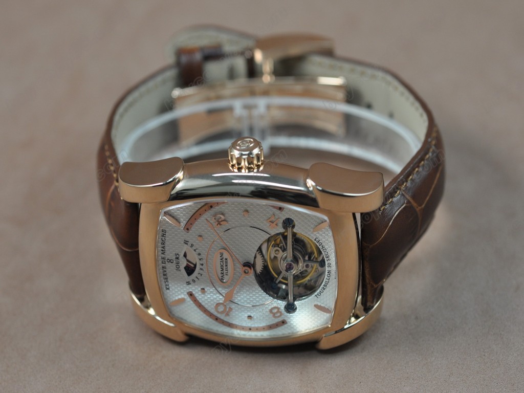 帕瑪強尼【男性用】 Kalpagraph Power Reserve RG/LE White Flying Tourbillon 手上鏈搭載1