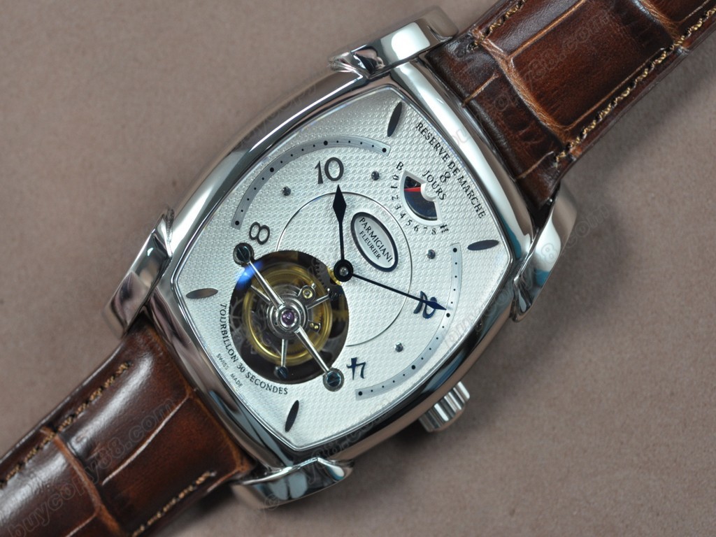 帕瑪強尼【男性用】  Kalpagraph Power Reserve SS/LE White Flying Tourbillon 手上鏈搭載3