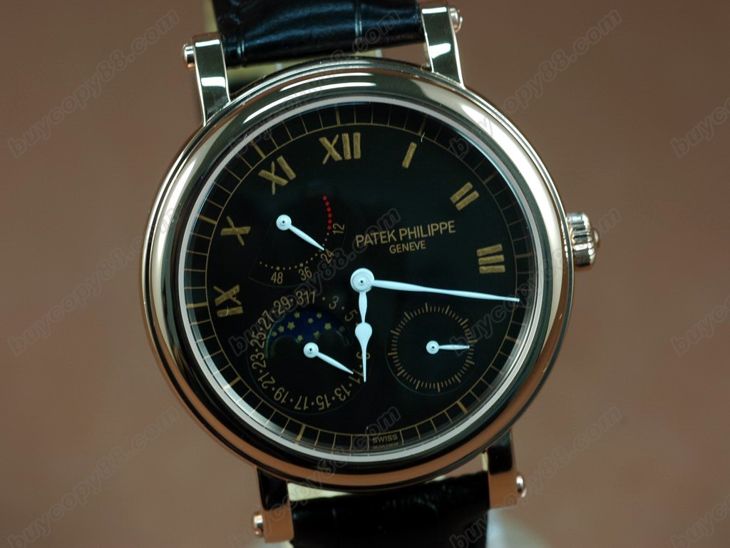 百達翡麗【男性用】Calatrava 5054 Power Reserve RG/LE Black Asian 21j自動機芯搭載0